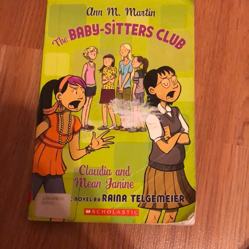 The baby sitters club Claudia and mean Janine